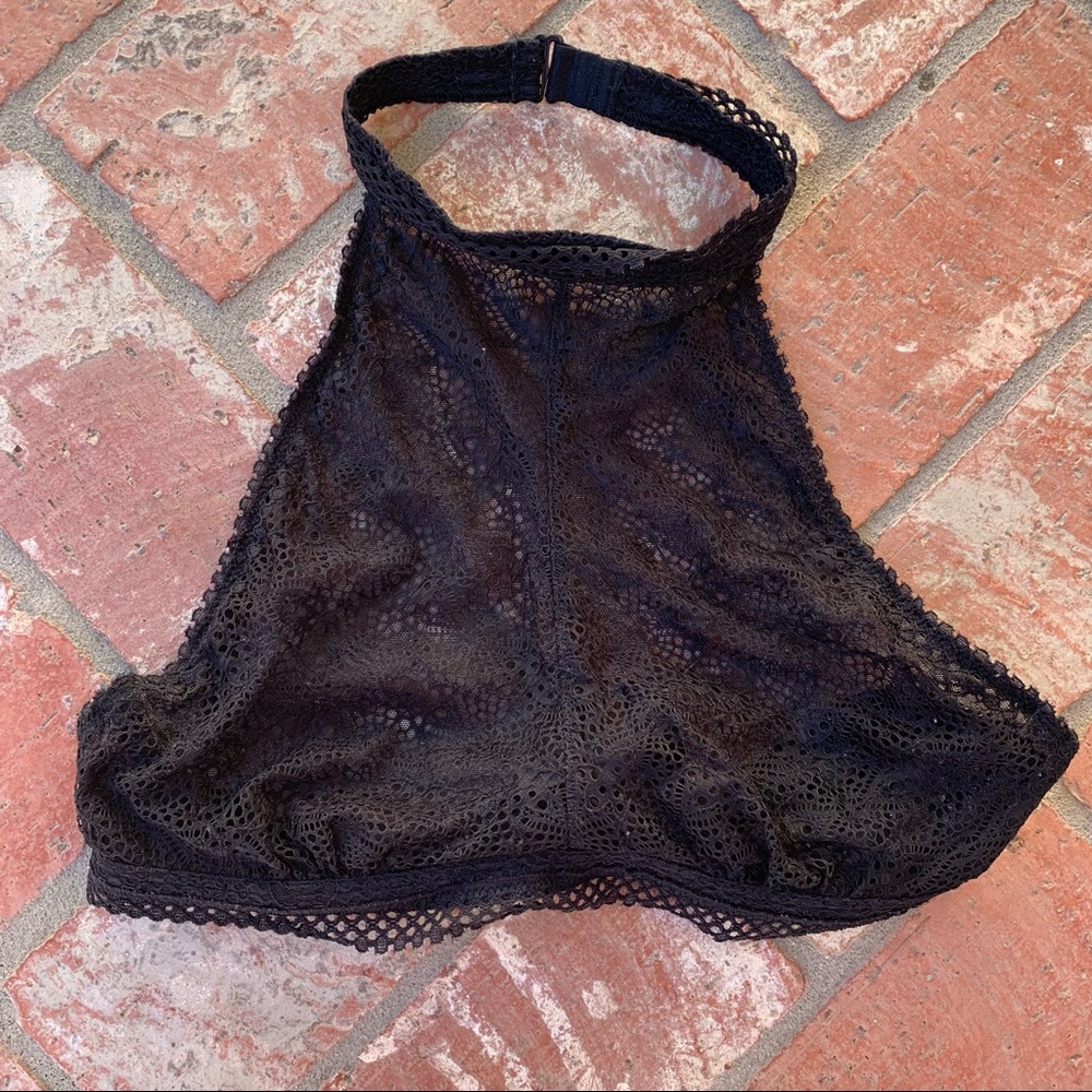 VS Lacey High Neck Bralette Size M